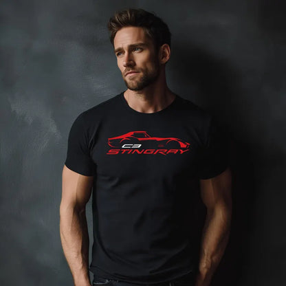 Corvette C3 Stingray Custom T-Shirt, Bella+Canvas T-Shirt, Unisex, Corvette Apparel, Graphic Tee, Soft T-Shirt, Stingray Logo