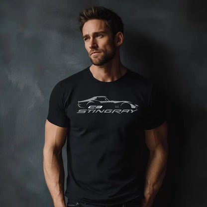 Corvette C3 Stingray Custom T-Shirt, Bella+Canvas T-Shirt, Unisex, Corvette Apparel, Graphic Tee, Soft T-Shirt, Stingray Logo