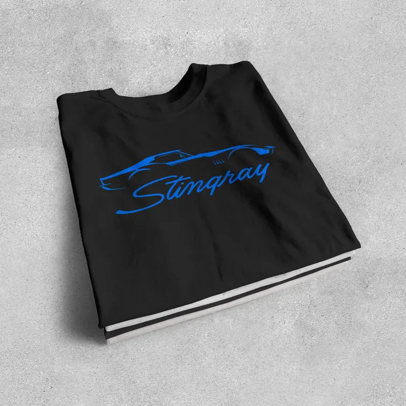 Corvette C3 Stingray Custom Illustrated T-Shirt, Bella and Canvas T-Shirt, Unisex, Corvette Apparel, Graphic Tee, Soft T-Shirt