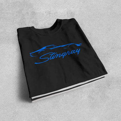 Corvette C3 Stingray Custom Illustrated T-Shirt, Bella and Canvas T-Shirt, Unisex, Corvette Apparel, Graphic Tee, Soft T-Shirt