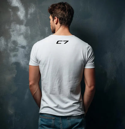 Corvette C7 Silhouette T-Shirt, Bella and Canvas T-Shirt, Corvette Apparel, Graphic Tee, Soft T-Shirt, Unisex T-Shirt, Raceday Gear