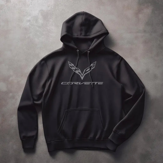 Corvette C7 Hoodie, Corvette Sweatshirt, Gifts for Car Guys, Gifts for Car Girls, JERZEES® NuBlend®, Pullover, Unisex, Hoody