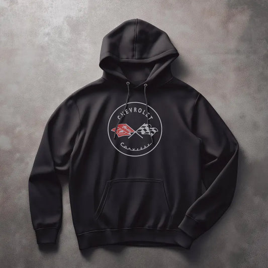 Corvette C1 Hoodie, Corvette Sweatshirt, Gifts for Car Guys, Gifts for Car Girls, JERZEES® NuBlend®, Pullover, Unisex, Hoody