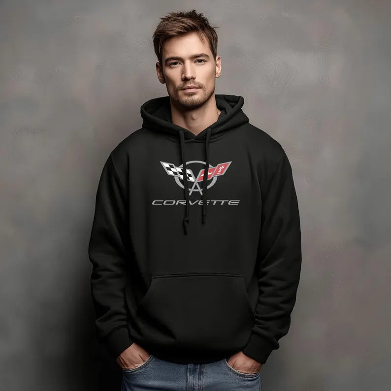 Corvette C5 Hoodie, Corvette Sweatshirt, Gifts for Car Guys, Gifts for Car Girls, JERZEES® NuBlend®, Pullover, Unisex, Hoody