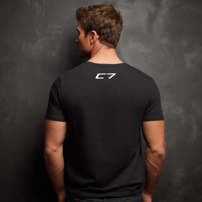 Corvette C7 Silhouette T-Shirt, Bella and Canvas T-Shirt, Corvette Apparel, Graphic Tee, Soft T-Shirt, Unisex T-Shirt, Raceday Gear