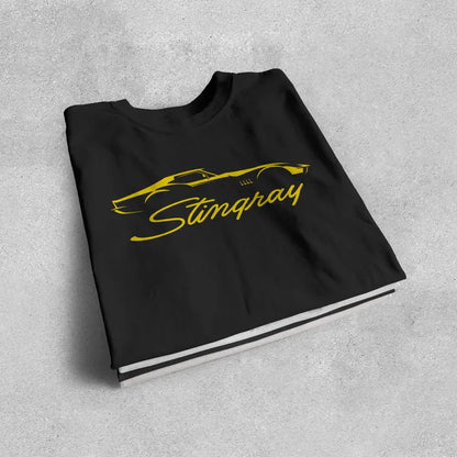 Corvette C3 Stingray Custom Illustrated T-Shirt, Bella and Canvas T-Shirt, Unisex, Corvette Apparel, Graphic Tee, Soft T-Shirt