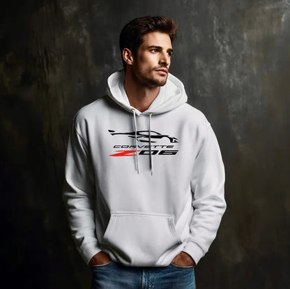 Corvette Z06 Hoodie, Corvette Sweatshirt, Gifts for Car Guys, Gifts for Car Girls, JERZEES® NuBlend®, Pullover, Unisex, Hoody