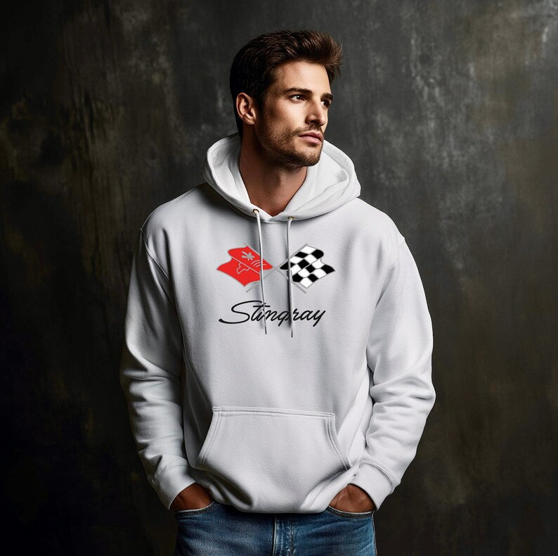 Corvette C3 Hoodie, Corvette Sweatshirt, Gifts for Car Guys, Gifts for Car Girls, JERZEES® NuBlend®, Pullover, Unisex, Hoody