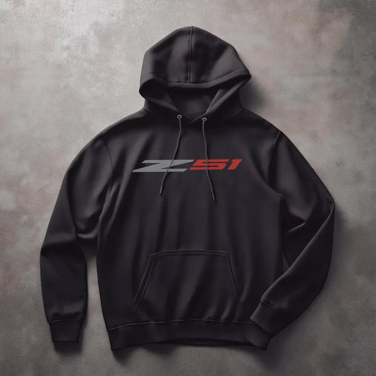 Corvette Z51 Hoodie, Corvette Sweatshirt, Gifts for Car Guys, Gifts for Car Girls, JERZEES® NuBlend®, Pullover, Unisex, Hoody