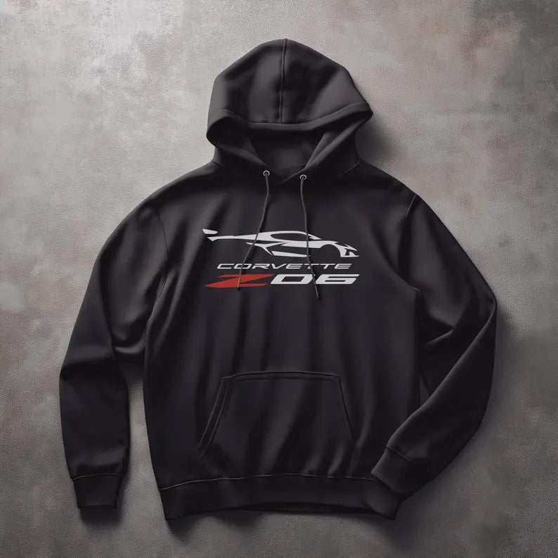 Corvette Z06 Hoodie, Corvette Sweatshirt, Gifts for Car Guys, Gifts for Car Girls, JERZEES® NuBlend®, Pullover, Unisex, Hoody