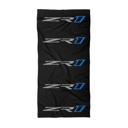 Corvette ZR1 Beach Towel, Corvette Gifts, Car Enthusiast Towel, Quick-Dry Towel, Corvette Logo, White Towel, Car Guy Gifts, Z06 Logo