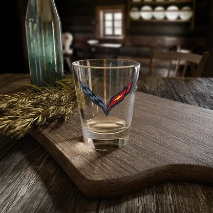Corvette C7 Shot Glass, Perfect for Celebrations, Racing Fans, Gift for Him, Barware, Automotive Collectible