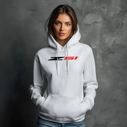 Corvette Z51 Hoodie, Corvette Sweatshirt, Gifts for Car Guys, Gifts for Car Girls, JERZEES® NuBlend®, Pullover, Unisex, Hoody
