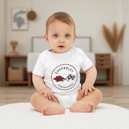 Corvette C1 Baby Onesie, Baby Clothing, Baby Shower Gift, Bella and Canvas Brand, Soft Fabric, Infant Clothes