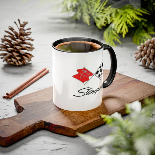 Corvette C3 Mug, Colorful Mugs - 12 Color Options, 2 Sizes - 11oz & 15 oz, Ceramic, ORCA Coating, Gift for Him, Gift for Her, Corvette Gear