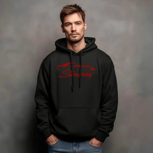 Corvette C3 Stingray Hoodie, Corvette Sweatshirt, Gifts for Car Guys, Gifts for Car Girls, JERZEES ® NuBlend®, Pullover, Unisex, Hoody