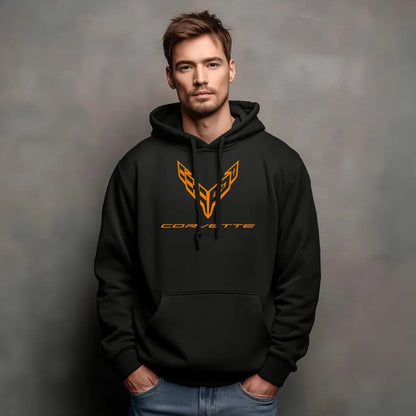 Corvette C8 Hoodie, Corvette Sweatshirt, Gifts for Car Guys, Gifts for Car Girls, JERZEES® NuBlend®, Pullover, Unisex, Hoody