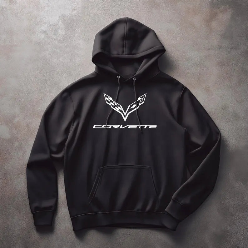 Corvette C7 Hoodie, Corvette Sweatshirt , Gifts for Car Guys, Gifts for Car Girls, JERZEES® NuBlend®, Pullover, Unisex, Hoody