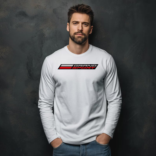 Unisex Corvette Corvette Grand Sport Long Sleeve Tee, Graphic T-Shirt, Gift for Him, Gift for Her, Bella+Canvas, Soft Shirt
