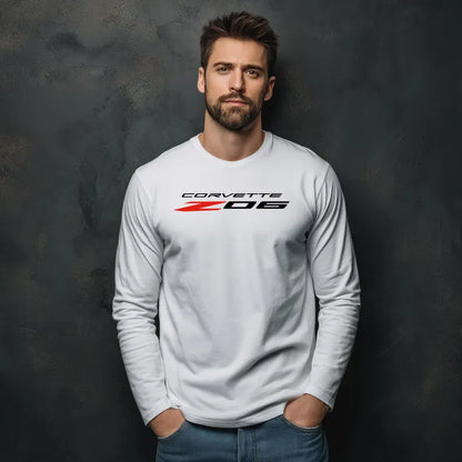 Unisex Corvette Z06 Long Sleeve Tee, Graphic T-Shirt, Gift for Him, Gift for Her, Bella+Canvas, Soft Shirt