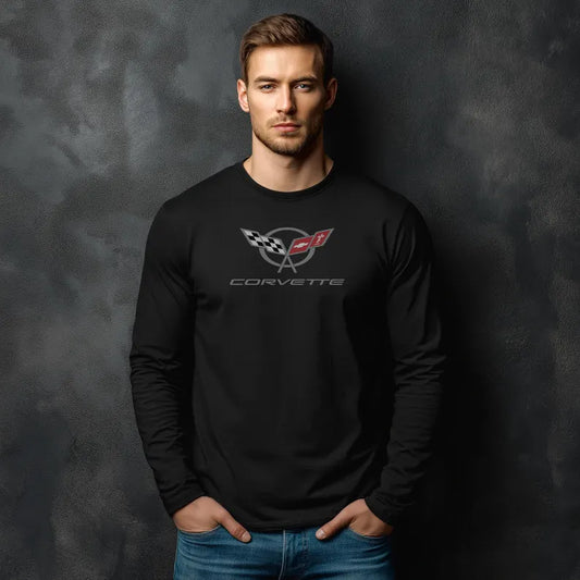 Unisex Corvette C5 Long Sleeve Tee, Graphic T-Shirt, Gift for Him, Gift for Her, Bella+Canvas, Soft Shirt