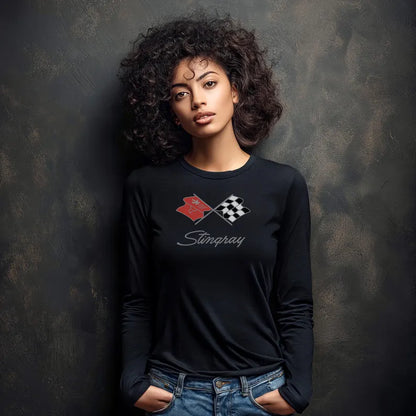 Unisex Corvette C3 Long Sleeve Tee, Graphic T-Shirt, Gift for Him, Gift for Her, Bella+Canvas, Soft Shirt
