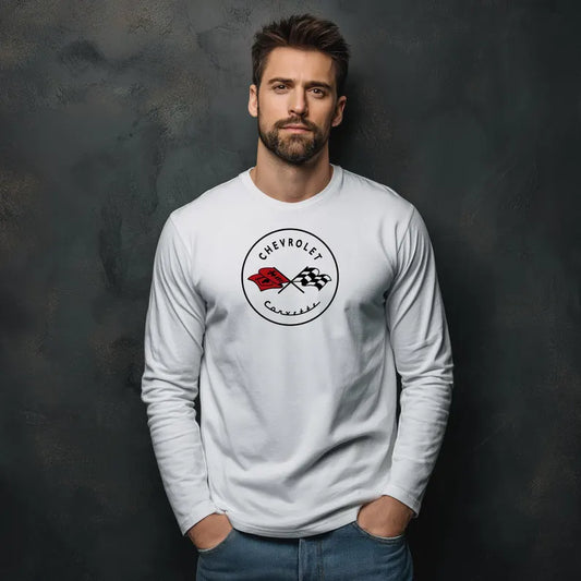 Unisex Corvette C1 Long Sleeve Tee, Graphic T-Shirt, Gift for Him, Gift for Her, Bella+Canvas, Soft Shirt