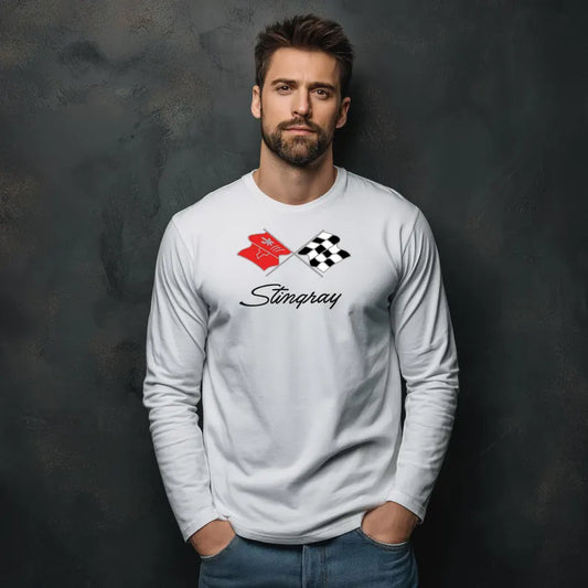 Unisex Corvette C3 Long Sleeve Tee, Graphic T-Shirt, Gift for Him, Gift for Her, Bella+Canvas, Soft Shirt