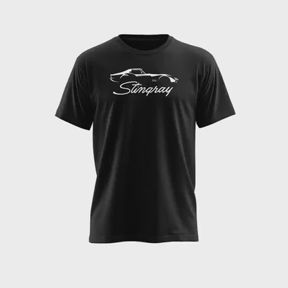 Corvette C3 Stingray Custom Illustrated T-Shirt, Bella and Canvas T-Shirt, Unisex, Corvette Apparel, Graphic Tee, Soft T-Shirt