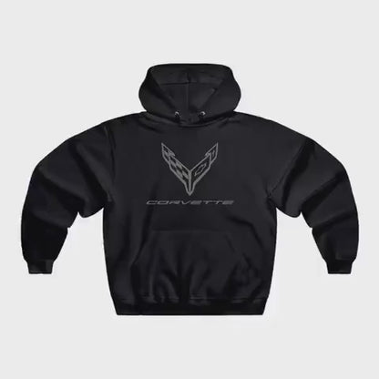 Corvette C8 Hoodie, Corvette Sweatshirt, Gifts for Car Guys, Gifts for Car Girls, JERZEES® NuBlend®, Pullover, Unisex, Hoody