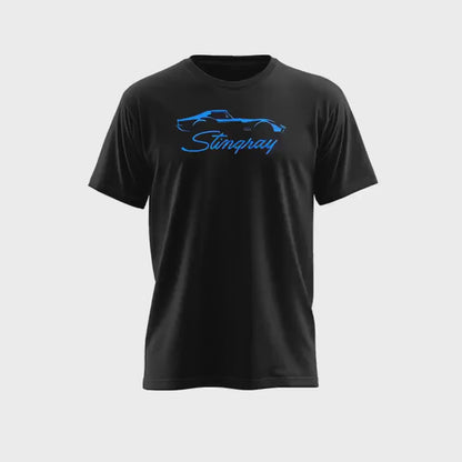 Corvette C3 Stingray Custom Illustrated T-Shirt, Bella and Canvas T-Shirt, Unisex, Corvette Apparel, Graphic Tee, Soft T-Shirt
