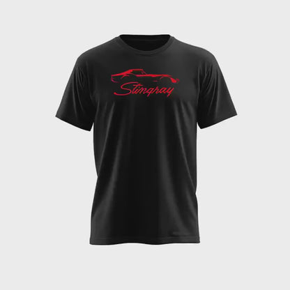Corvette C3 Stingray Custom Illustrated T-Shirt, Bella and Canvas T-Shirt, Unisex, Corvette Apparel, Graphic Tee, Soft T-Shirt