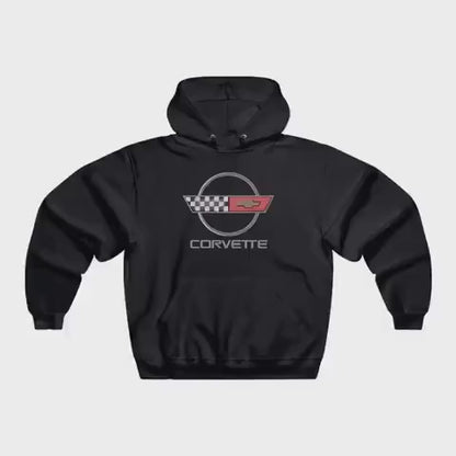 Corvette C4 Hoodie, Corvette Sweatshirt, Gifts for Car Guys, Gifts for Car Girls, JERZEES® NuBlend®, Pullover, Unisex, Hoody