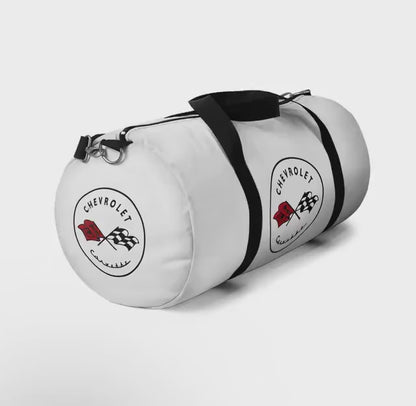 Corvette Duffel Bag, C1 Logo, Gym Bag, Travel Bag, Gifts for Car Guys, Gifts for Car Girls, Corvette Merch, Overnight Duffel