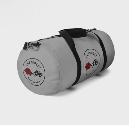 Corvette Duffel Bag, C1 Logo, Gym Bag, Travel Bag, Gifts for Car Guys, Gifts for Car Girls, Corvette Merch, Overnight Duffel